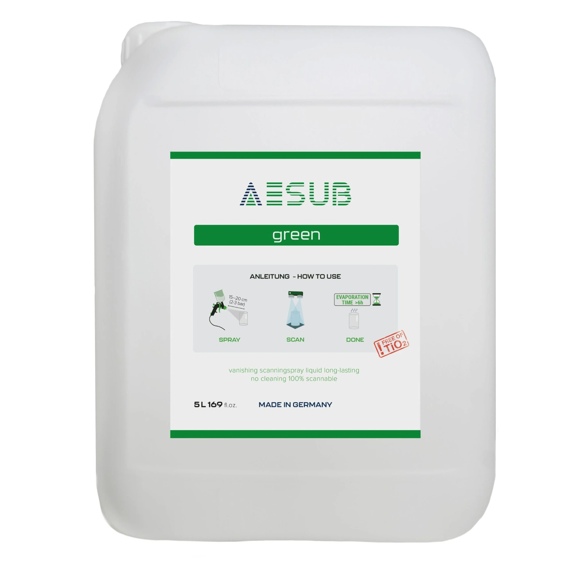 [AES-G-5] AESUB green bulk 5L